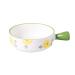 Dishes Ceramic Handle Bowl Fruit Salad Breakfast Bowl Instant Noodle Dishes Creative Cute Baking Household Kitchen Tableware (Color : J) (B)