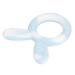 Baby Teething Toys Silicone Teethers Ring Shape Bunny Ear Bracelets for 3 Months Infant (White Blue) - Buy Online on GoSupps.com