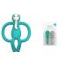 Matchstick Monkey Teether & Gel Applicator (11 cm Echo Elephant) With 2 Soother/Teether Clips (19 cm Green and Grey) Easy To Grip Antimicrobial Silicone BPA Free 3 Months Old+ Echo Elephant Bundle 3 Months Old+ 1 Animal Teether + 2 Teether Clips
