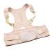 Adjustable Posture Support Brace Magnet Therapy Straps Back Neck Shoulder Straight Corrector Spine Belt Megnetic Corset Unisex (Color : Beige Size : S 55-60cm) vision Beige XL 80-90cm