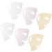 Angoily 24pi ces Masques Silicone R utilisables Pour Visage Couvre-masque Verrouillage De Hydratation Et Absorption Optimale Pour Types De Peau Rose Transparent Dor 26.00X17.00X0.10CMx4pcs comme indiqu x4pcs - Buy Online on GoSupps.com