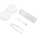 Buy EVSCAN Love Series Contact Lens Container - Portable Cute Cartoon Storage for Girls & Women - Buy Online on GoSupps.com