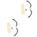 Healeved 2pcs positioning ruler eyebrow mapping tool measuring tool eyebrow horizontal ruler