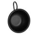 Minkissy 3-Pack Metal Shaving Bowl Set for Beard Hair Removal | Shaving Foam Shells & Handle | 9.2x9.2cm Black - Buy Online on GoSupps.com