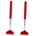 Tovinanna 2st Telescopic tickling rake scratch for back back massager Klae Stock Multifunctional tool Body massage devices of retractable back scratch body scratches yoga metal