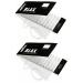 Blax CLEAR Snag-Free Hair Elastics 4mm 8 Count (2-Pack) 4mm Clear