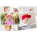 8pcs Baby Girls Hair Bows Nylon Headbands - Elastic Hair Accessories for Kids - Buy Online on GoSupps.com