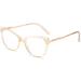 FLYRANGOOV Cat Eye Blue Light Blocking Glasses for Men & Women | Anti-Eye Strain UV Protection | Stylish Transparent Computer Glasses - Buy Online on GoSupps.com