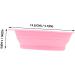 Mipcase 2pcs Cleaning Pad Makeup Brush Scrubber Bowl Beauty Tools Cleaning Scrubber Makeup Brush Scrubber Mat Silicone Makeup Brush Scrubber Folding Tool Cleaner Pink Silica Gel Cosmetic - Buy Online on GoSupps.com