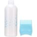 Hair Dye Bottle Shampoo Hair Coloring Dyestuff Applicator Bottle with Comb Teeth and Graduated Scale 170ml/5.7oz(Blue) - Buy Online on GoSupps.com