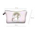 Shop Hanessa Cosmetic Bag - Pink Unicorn Rainbow Moon Zipper Makeup Bag | Koplagen Full Print Pencil Bag - Perfect for International Shipping! - Buy Online on GoSupps.com