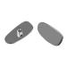 Leklai glasses pads nose pads 1 pair of silver-colored screwable nose pad made of metal glasses repair nose pads glasses pads