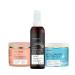 Nuskhe Pa""s Glow Up Trio | Overnight Hair Growth Rice Mist | Papaya Pigmentation Cream | Hyaluronic Gel | 100 Ml Each