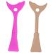Healeved 2pcs Eyeliner Baffle Mascara Shield Tool Make-up Shield Supplies Eyelashes Applicator Tool Silicone Eyeliner Shield Women Eyeliner Stencils Lash Applicator Mascara Make up