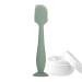 Diaper cream Applicator-Soft Baby Po-cream applicator-Silicone cream applianator with suction cup spatula for the baby po-Baby underside brushes with suction cup stand |For babies green