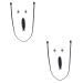 2 Sets Filter Earplugs Sleeping Earbuds Wired Noise Cancelling Headphones Earplugs for Sleeping Ear Plugs Neckband Noise Cancelling Ear Plugs Travel Noise Reduction Tail