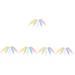 Hemoton Precision Tweezers 25 Pcs Booger Clip Abs Baby Toiletries Round Head Pink Stuff Cleaner mediumx5pcs Assorted Colorx5pcs