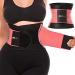 ellostar Waist Trainer for Women, Back Support Band & Tummy Control Body Shaper, Sweat Weight Loss Shapewear, Workout Large Pink