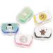 Miedeon travel contact lens container with cute pattern contact lens container 4er contact lenses case.