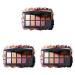 Haus Laboratories By Lady Gaga: GLAM ROOM PALETTE NO. 1: FAME | 10-Shade Eyeshadow Palette Blendable & Buildable Eye Makeup with Pigmented Matte Metallic Shimmer and Sparkle Finishes (Pack of 3) 0.501 Ounce (Pack of 3)