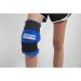 Soft Gel Hot & Cold Knee Wrap for Knee Pain Relief - Reusable & Adjustable | Fits Left or Right Knee - Includes Extra Gel Pack - Buy Online on GoSupps.com