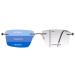 YIMI Rimless Progressive Multifocal Reading Sunglasses for Men Women Trifocal Sun Readers Blue Light Blocking Glasses Black 3.0 x