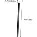 SOESFOUFU 100pcs Disposable Eyeliner Makeup Brush Applicator Eyeliner Brush Head Black Artificial Fiber - Buy Online on GoSupps.com