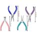 4.5 Jewelry Making Pliers Set - Needle Nose, Round Nose, Wire Cutters, Bent Nose - DIY Precision Tool Set - Buy Online on GoSupps.com