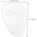 FOMIYES Silicone Forefoot Pads for Kids & Women - Clear High Heel Cushions Foot Protectors Thicken PU Massage Gel - 6 Pairs - Buy Online on GoSupps.com