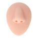 Soft Silicone Nose Model - 3D Piercing Practice Tool with Acrylic Stand | Waterproof Jewelry Display for Beauty Salons - Light Skin Color - Buy Online on GoSupps.com