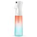 Segbeauty Plant Mister, 10.1oz Continuous Fine Mist Plastic Spritzer, 300ml Professional Salon Misting Bottle, Empty Refillable Airless Aerosol Water Spray Bottle for Curly Hair Gradient Orange Green 300ml/10.1oz-Gradient …