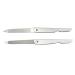 Lurrose 6pcs Foldable Stainless Steel Nail Files - Portable Double-sided Manicure Tools (Silver) - Buy Online on GoSupps.com