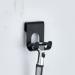 Bidoga 2pcs Black Shower Door Hooks - Towel Holder Key Organizer & Shaver Rack - No Drilling Required - Buy Online on GoSupps.com