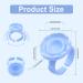 100PCS Glue Rings ANYINS - Disposable Lash Glue Holder for Eyelash Extensions - Blue - Buy Online on GoSupps.com