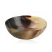 Handicrafts Home Ox Horn Shave Bowl Lathering Up Shaving Soap Cup Bowls Mug Palm Dish Real Handmade (5 Inches)