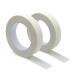 Masking Tape 2 Rolls - 1 inch x 55yds. Wide Masking Tape for Safe Wall Painting Office Labeling  Edge Finishing (White)