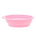 FRCOLOR Cleaning Pad Cosmetic Brush Scrubber Makeup Brush Scrubber Mat Brush Cleansing Pad Makeup Brush Washing Bowl Silicone Makeup Brush Beauty Tool Cleaner Beauty Tools Silica Gel Fold 14.5x11cm Pink