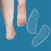 Heal Pain with Premium Gel Heel Cups | Self-Adhesive Orthotic Inserts for Heel Spurs - Medium Clear - Buy Online on GoSupps.com