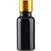 Tianzd 6-Piece 20ml Gloss Black Glass Bottles - Sealed Stopper & Gold Aluminum Cap for Perfume Aromatherapy & Massage Oils - Buy Online on GoSupps.com