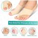 Orthopedic Bunion Relief Kit - Hallux Valgus Corrector Toe Separator Sleeve & Gel Pad - 1 Pair - Buy Online on GoSupps.com
