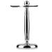 Razor holder practical silver razor brush for men fashionable shaving brush holder made of stainless steel 17 cm male razor brush gift for home and travel 17cm silver