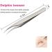 Yimart Professional Eyebrow Tweezer Set - Stainless Steel Eye Lashes Tweezers Kit for False Eyelash Extensions - 7Pcs Makeup Tool Set - Buy Online on GoSupps.com