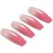 Coffin False Nails Long Fake Nails Ballerina Acrylic Press on Nails Gradient Stick on Nails 24pcs for Women and Girls (Color : Pink Size : H) - Buy Online on GoSupps.com