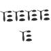 FOMIYES 5 Sets Eye Shadow Stamp Makeup Eyeshadow Instant Eyeshadow Tool Durable Eyeshadow Stamp Crease 1 count (Pack of 1) Blackx5pcs