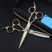 Hair Cutting Scissors 6 Inch Professional JP 440c Steel Rose Gold Hair Cutting Scissors Haircut Thinning Barber Tools Cut Shears Hairdresser Scissors Set