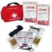 Stop The Bleed Dual Kit - Public Access for Bleeding Control IFAK Sized to Fit in an AED Cabinet Red Case with Two Complete Modules from The Rescue Essentials Brand