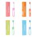 Portable Foldable Toothbrush Super Soft Bristles Travel Toothbrush Folding Travel Hiking Outdoor Take Easy Camping Toothbrush