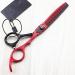 Hair Cutting Scissors 6 Inch Professional Japan 440c Red Hair Cutting Scissors Haircut Thinning Barber Makas Cut Haircutting Shears Hairdresser Scissors Set - Buy Online on GoSupps.com