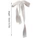 hgnxa Delicate Veil Hair Clip with Bowknot Beaded Add a touch of Sophistication to Your Hairstyle with Delicate Hair Clip - Buy Online on GoSupps.com