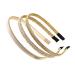 Sluxa Thin Hairbands  Head bands no slip fashion for women Girls headbands   Gold Thin Headbands for women..